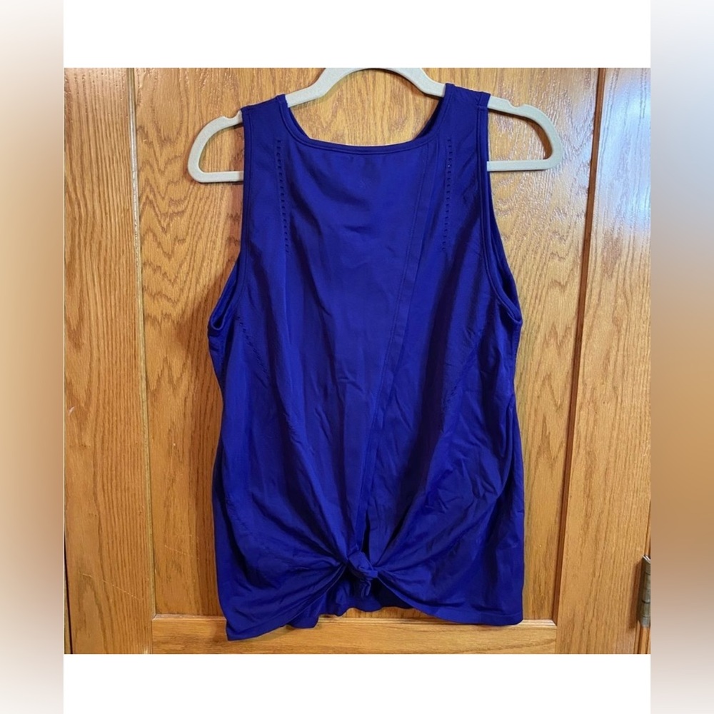 Athleta Navy Blue Tie back tank top